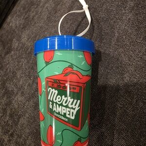 Dutch Bros Merry & Amped Party Cup - Green and Blue